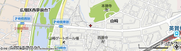 兵庫県姫路市飾磨区山崎254周辺の地図