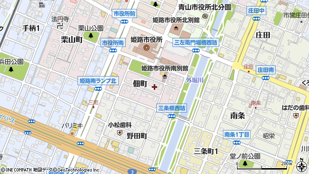 〒672-8049 兵庫県姫路市佃町の地図