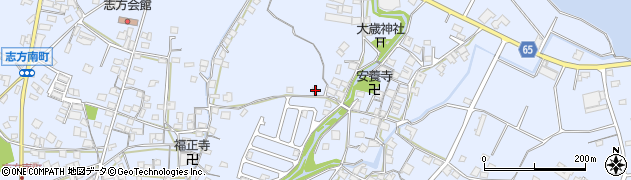 兵庫県加古川市志方町上冨木642周辺の地図