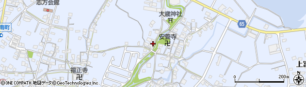 兵庫県加古川市志方町上冨木686周辺の地図