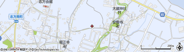 兵庫県加古川市志方町上冨木641周辺の地図