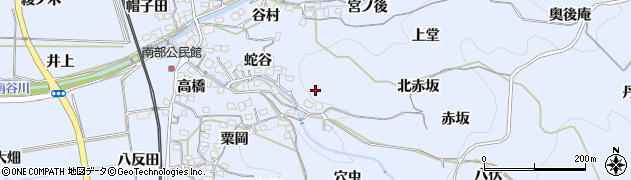 京都府綴喜郡井手町多賀北赤坂周辺の地図