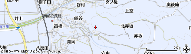 京都府井手町（綴喜郡）多賀（北赤坂）周辺の地図