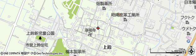兵庫県姫路市四郷町上鈴191周辺の地図