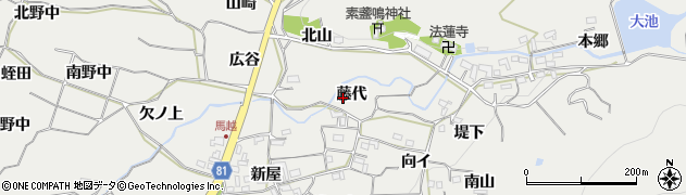 愛知県豊橋市石巻本町（藤代）周辺の地図