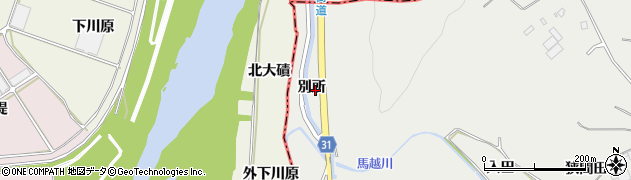 愛知県豊橋市石巻本町（別所）周辺の地図