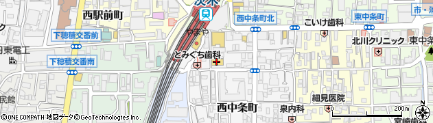 サンディ茨木駅前店周辺の地図