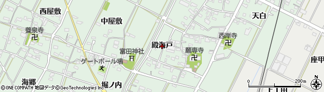 愛知県西尾市吉良町富田（殿海戸）周辺の地図