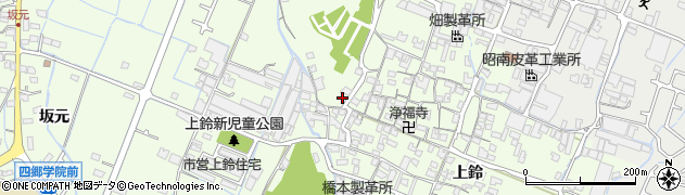 兵庫県姫路市四郷町上鈴22周辺の地図