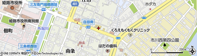 ワークマン姫路市役所通り店駐車場周辺の地図