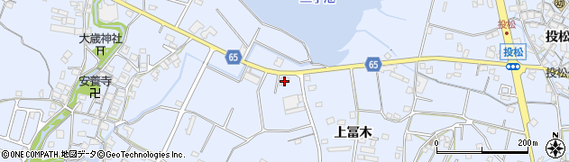 兵庫県加古川市志方町上冨木243周辺の地図