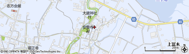 兵庫県加古川市志方町上冨木751周辺の地図
