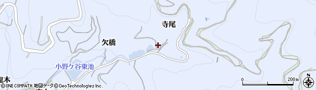 愛知県西尾市西幡豆町（寺尾）周辺の地図