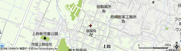 兵庫県姫路市四郷町上鈴138周辺の地図