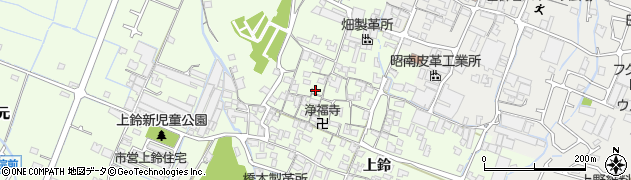 兵庫県姫路市四郷町上鈴137周辺の地図