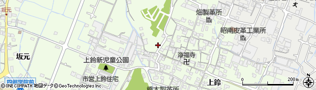 兵庫県姫路市四郷町上鈴117周辺の地図