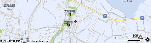 兵庫県加古川市志方町上冨木750周辺の地図
