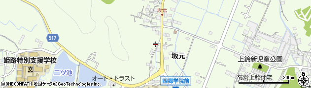 兵庫県姫路市四郷町坂元349周辺の地図