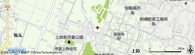 兵庫県姫路市四郷町上鈴19周辺の地図