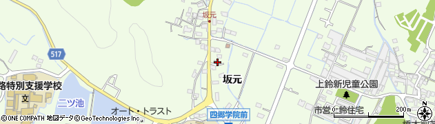 兵庫県姫路市四郷町坂元194周辺の地図
