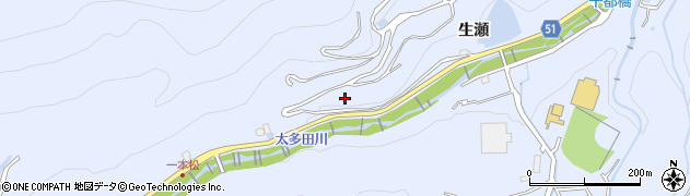 兵庫県西宮市塩瀬町（生瀬）周辺の地図