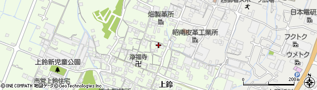 兵庫県姫路市四郷町上鈴162周辺の地図