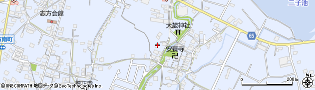 兵庫県加古川市志方町上冨木682周辺の地図