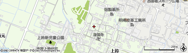 兵庫県姫路市四郷町上鈴108周辺の地図