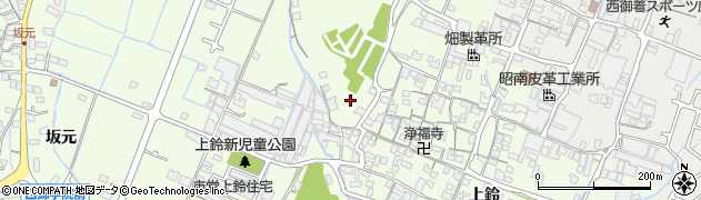 兵庫県姫路市四郷町上鈴18周辺の地図