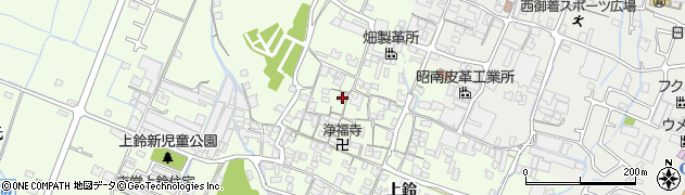 兵庫県姫路市四郷町上鈴113周辺の地図