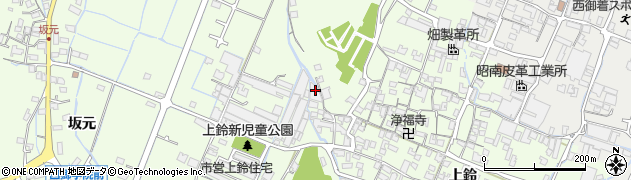 兵庫県姫路市四郷町上鈴208周辺の地図