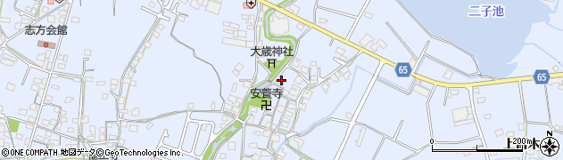 兵庫県加古川市志方町上冨木754周辺の地図