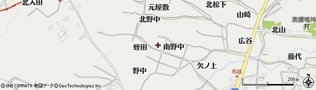 愛知県豊橋市石巻本町（南野中）周辺の地図