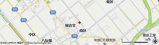 愛知県豊川市御津町上佐脇観音堂153周辺の地図