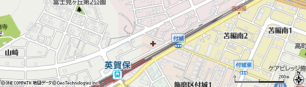 兵庫県姫路市飾磨区付城周辺の地図