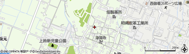兵庫県姫路市四郷町上鈴114周辺の地図
