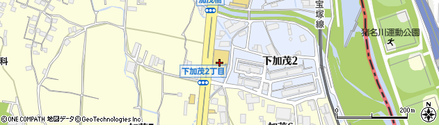 ｍａｎｄａｉ川西加茂店周辺の地図