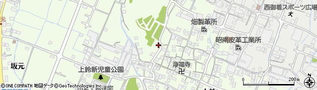 兵庫県姫路市四郷町上鈴23周辺の地図