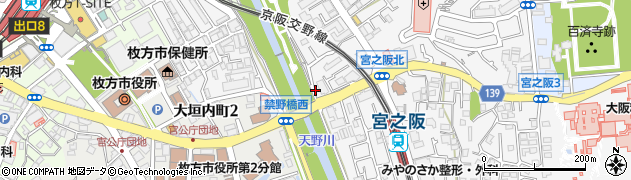 シンガーミシン　大阪店・お客様窓口特約店周辺の地図