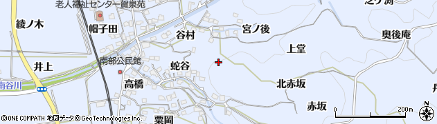 京都府井手町（綴喜郡）多賀（上堂）周辺の地図