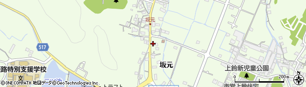 兵庫県姫路市四郷町坂元198周辺の地図