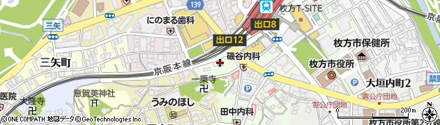 訪問看護ステーションデューン京阪周辺の地図