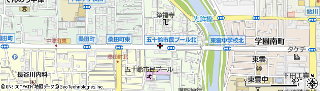 五十鈴町周辺の地図