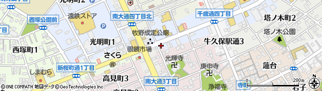 フォレスト治療院周辺の地図