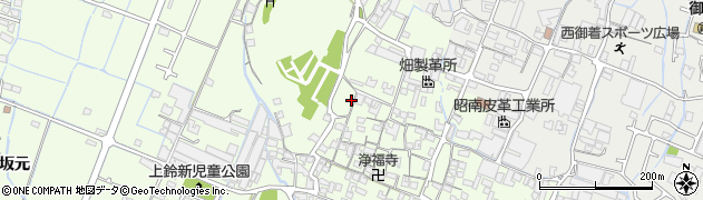 兵庫県姫路市四郷町上鈴109周辺の地図