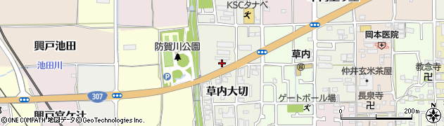 りらくる　京田辺店周辺の地図