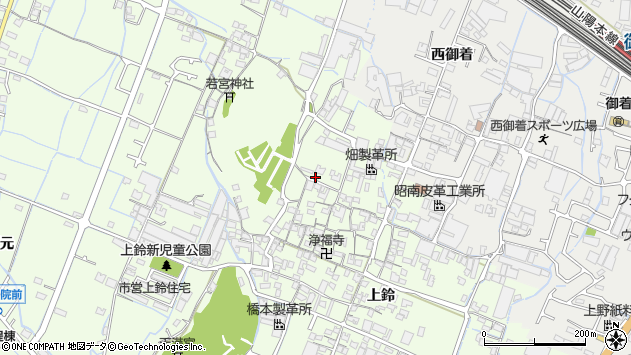 〒671-0241 兵庫県姫路市四郷町上鈴の地図