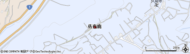 静岡県掛川市佐夜鹿周辺の地図