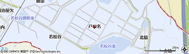 愛知県常滑市坂井（戸口名）周辺の地図