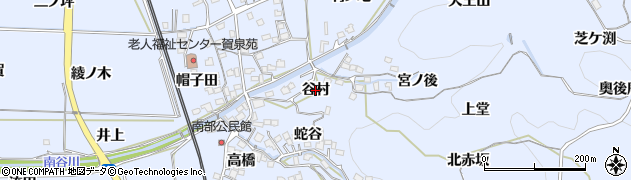 京都府井手町（綴喜郡）多賀（谷村）周辺の地図